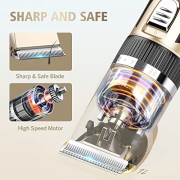 Juboo Low Noise Rechargeable Pet Grooming Clippers