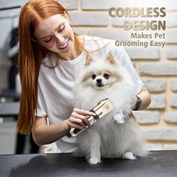 Juboo Low Noise Rechargeable Pet Grooming Clippers