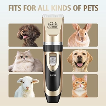 Juboo Low Noise Rechargeable Pet Grooming Clippers