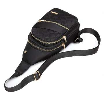 AOSTIHOT Crossbody Small Sling Backpack Sling Bag for Women Men, Chest Bag Daypack Crossbody for Travel Sport Running Hiking