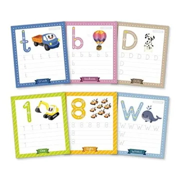 Reusable Dry Erase Alphabet & Number Tracing Cards