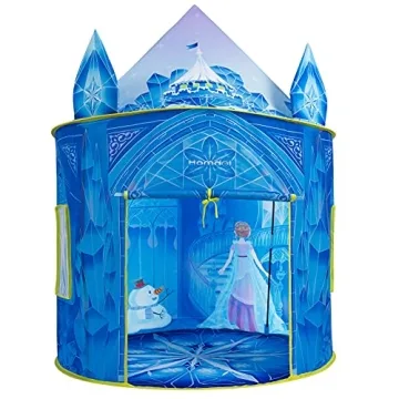 Hamdol Princess Play Tent - Stunning Ice Castle Kids Tent for Imaginative Play 51" x 40" with Portab...