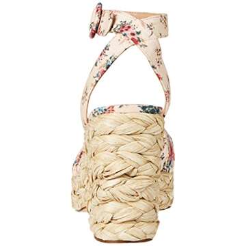 Steve Madden Women's Floral Poloma Wedge Sandal - Floral Design