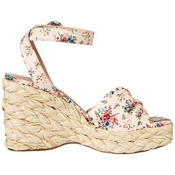 Steve Madden Women's Floral Poloma Wedge Sandal - Floral Design