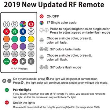 USB TV Backlight Kit for 70 75 80 82 inches Smart TV Monitor HDTV Work Space Decor - Cover 4/4 Sides Behind TV Background Lights Ambient Mood Lighting