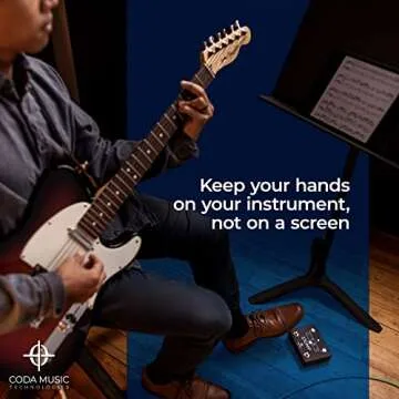 Stomp Bluetooth Page Turner for Tablets, Hands-Free Performance