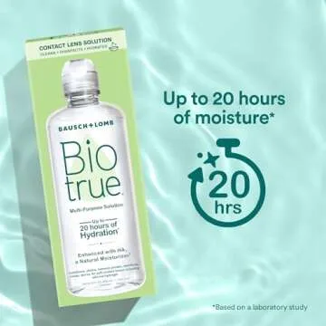 Biotrue Contact Lens Solution, Multi-Purpose Solution for Soft Contact Lenses, 4 FL OZ