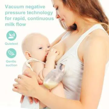 Bumblebee Manual Breast Pump with Breastfeeding Milk Saver Stopper& Lid in Gift Box Food Grade Silicone BPA PVC and Phthalate Free 3.04oz/90ml