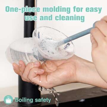 Bumblebee Manual Breast Pump with Breastfeeding Milk Saver Stopper& Lid in Gift Box Food Grade Silicone BPA PVC and Phthalate Free 3.04oz/90ml