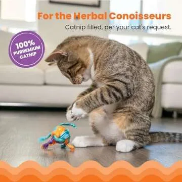 Catstages Tons of Tails Dental Catnip Cat Toy - Fun & Healthy Play