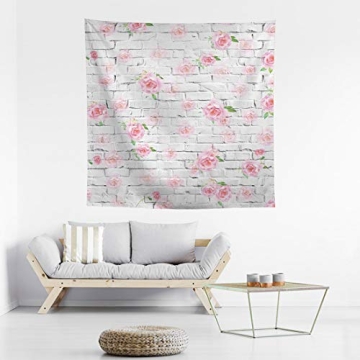 Allenjoy Floral Backdrop for Graduation and Weddings