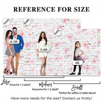 Allenjoy Floral Backdrop for Graduation and Weddings