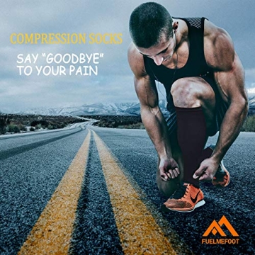 Copper Compression Socks for Men & Women - 3 Pack