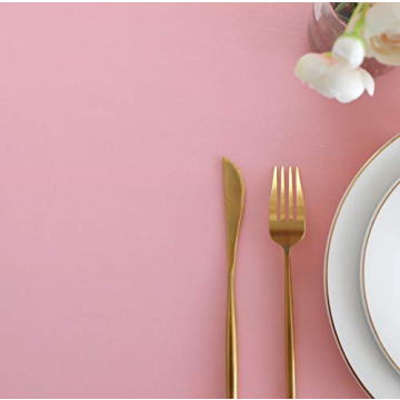 Heavy Duty Water Resistant Pink Table Cloth for All Occasions