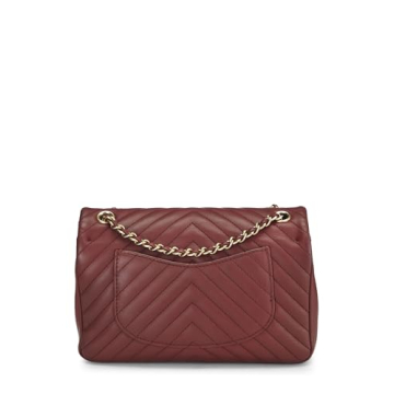 Chanel Paris-Cosmopolite Red Chevron Flap Bag - Luxury Style