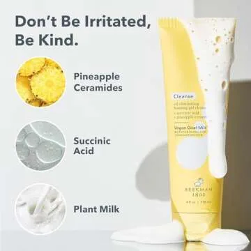 Beekman 1802 Foaming Gel Face Cleanser for Oily Skin