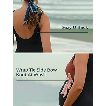 Summer Mae Maternity Swimsuit V Neck Nursing Friendly One Piece