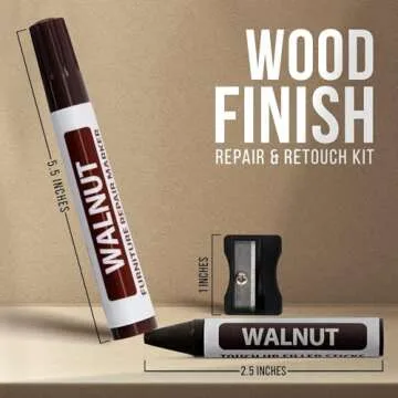 RamPro 17-Piece Furniture Touch-Up Markers and Crayons Set