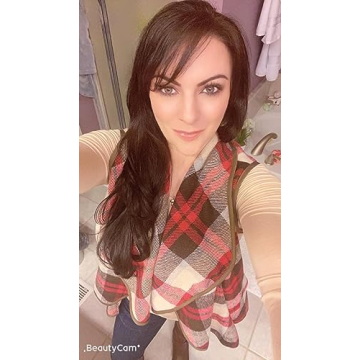 Chic Unidear Women’s Sleeveless Plaid Cardigan Sweater