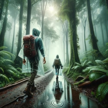 Hagon PRO Adult Disposable Rain Ponchos - 5 Pack