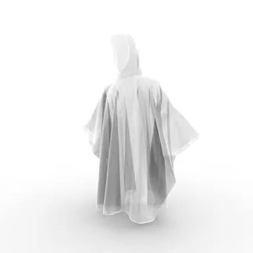 Hagon PRO Adult Disposable Rain Ponchos - 5 Pack