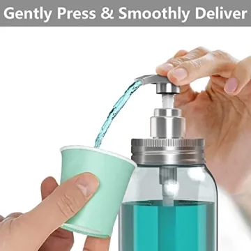 Innovative Luvan Mouthwash Dispenser 25oz with Cup Holder