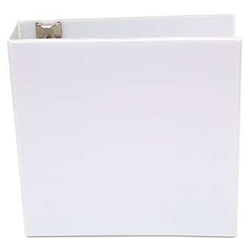 Universal UNV20992 3 in. Capacity 11 in. x 8-1/2 in. Round 3 Ring Economy View Binder - White
