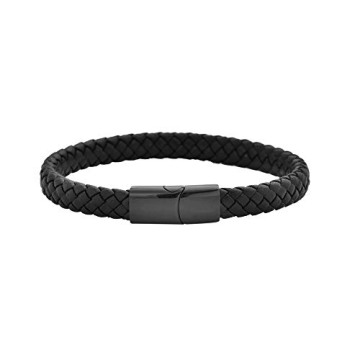 Geoffrey Beene Men's Leather Bracelet - Chic Accessory