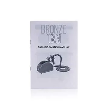 Bronze Tan Professional Spray Tanning Essentials Kit - Includes Machine, Quick-Setup Tent, Spray Tan Feet Pads, Hair Nets, Nose Plugs, Undergarments- Ideal for Salon & Home Use