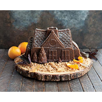 Nordic Ware Gingerbread House Bundt Pan for Festive Baking