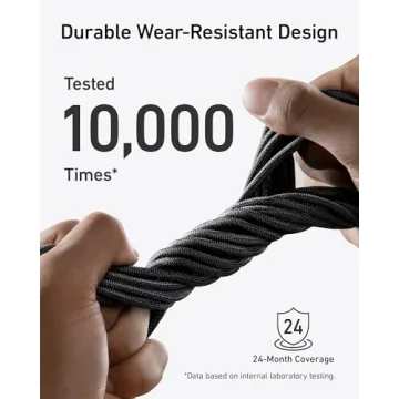 Anker USB C Cable, 240W Bio-Braided Fast Charge 10FT