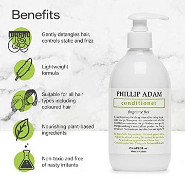 Phillip Adam Fragrance Free Conditioner for Healthy Hair