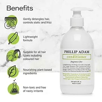 Phillip Adam Fragrance Free Conditioner for Healthy Hair