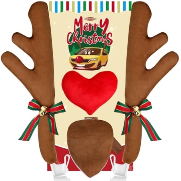 Festive Hydencamm Reindeer Antlers Car Decoration Kit