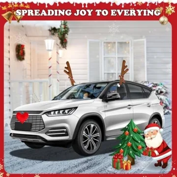 Reindeer Antlers Car Kit for Holiday Cheer