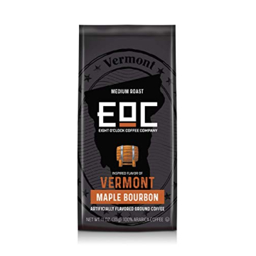 Eight O'Clock Coffee Flavors of America Vermont Maple Bourbon, 11-Ounce, Ground Coffee, Robust Maple...