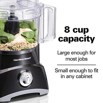 Hamilton Beach 8-Cup Food Processor for Easy Chopping