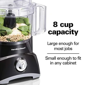 Hamilton Beach 8-Cup Food Processor for Easy Chopping