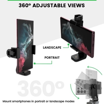 KobraTech UniMount 360 Tripod Mount Adapter for Smartphones