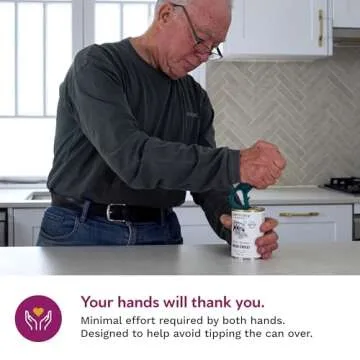 Easy Open Pop Top Can Opener (Apricot) Soda Can Opener, Can Opener For Seniors, Cat Can Opener, Food Beer Can, Can Tab Opener Tool, Parkinsons Aids for living Gifts, Gadgets for People with Arthritis