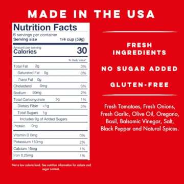 Yo Mama's Keto Classic Pizza Sauce - Vegan & Low Carb