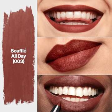 REVLON ColorStay Matte Lite Crayon Lipstick with Built-in Sharpener, Smudge-proof, Water-Resistant N...