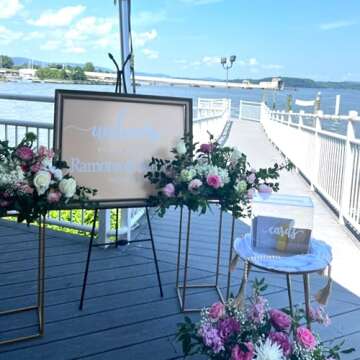 WHSLILR 10” Acrylic Card Box - Elegant Wedding Card Box for All Events