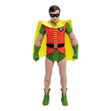 McFarlane Toys DC Retro Robin Action Figure - Classic Batman 66' Nostalgia