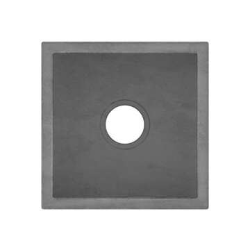 Native Trails NSB1515-S Ventana Native Stone Under Mount Bar/Prep Sink, Slate - Elegant and Durable