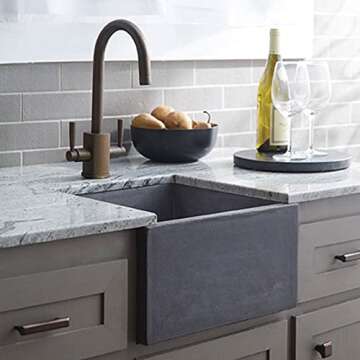 Native Trails NSB1515-S Stylish Bar/Prep Sink in Slate