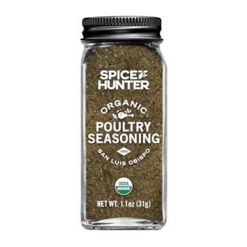Spice Hunter Organic Poultry Seasoning Blend – 1.1 Ounce Jar