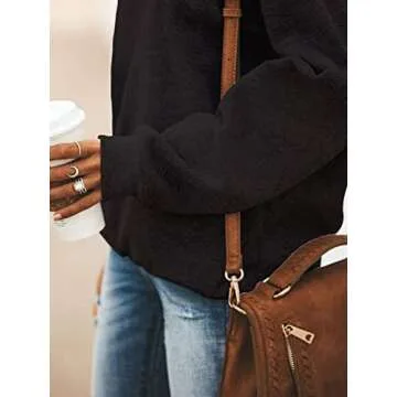 Ykomow Valentine's Day Shirts Women Plaid Love Heart Sweatshirts