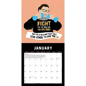 2021 Ruth Bader Ginsburg Wall Calendar for Inspiration