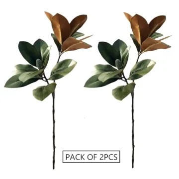 Lifelike 32 Inch Magnolia Artificial Leaves Branches